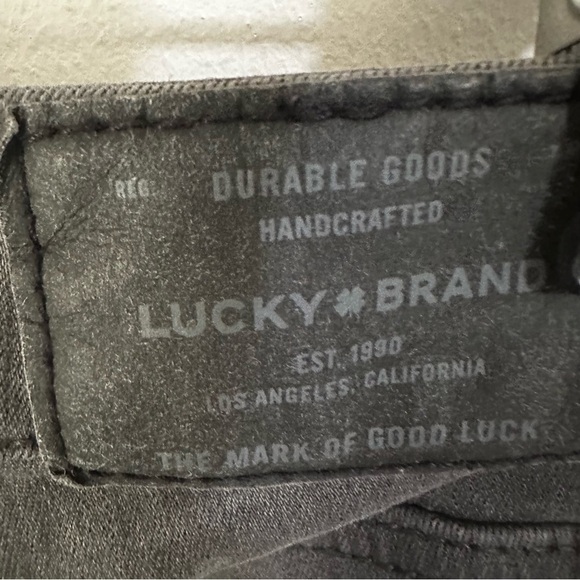 Lucky Brand Black Straight Leg Jeans - Picture 3 of 5